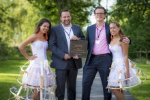 foto Spar, Sligro, COOP en Albert Heijn winnaars Challenge Awards 